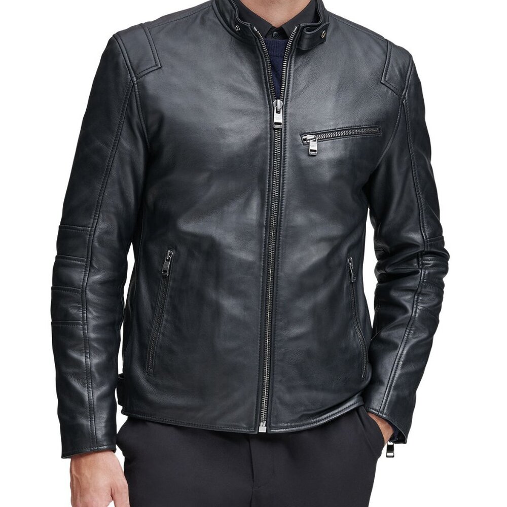 Andrew Marc sleek leather jacket